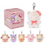 Hello Kitty and Friends Blind Box - Surprise Café Latte Plush Keyring