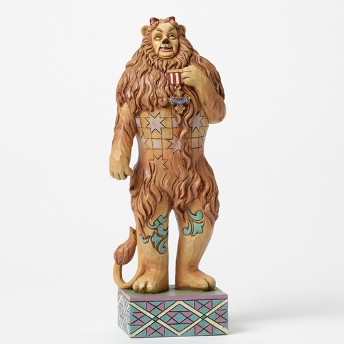 UNBOXED - Jim Shore Wizard of Oz - Cowardly Lion - If I only had the nerve