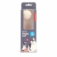 Kitty Phone Clip - White