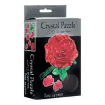 3D Crystal Puzzle - Red Rose