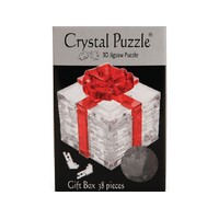 3D Crystal Puzzle - Gift with Red Ribbon