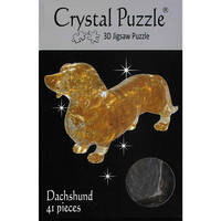 3D Crystal Puzzle - Dachshund