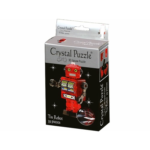 3D Crystal Puzzle - Tin Robot