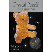 3D Crystal Puzzle - Brown Teddy