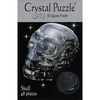 3D Crystal Puzzle - Black Skull