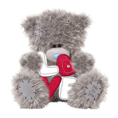 Tatty Teddy Made With Love Me to You - Bear with Plush LOVE Letters