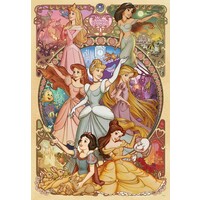 Tenyo Puzzle 1000pc - Disney Princess - Beautiful Blooms