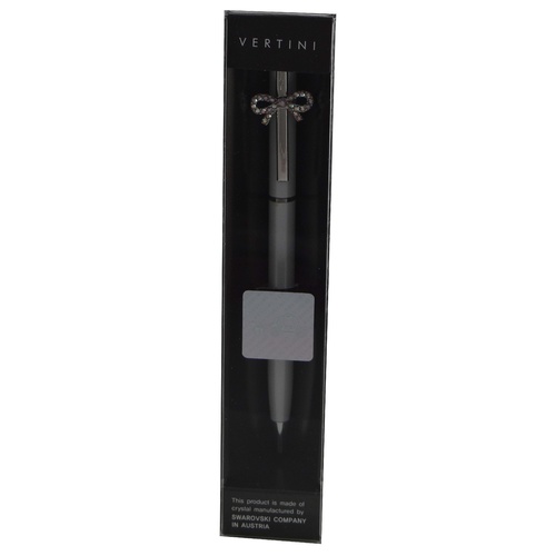 Vertini Swarovski Embellished Pen - White Bow