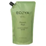 Ecoya Hand & Body Wash Refill - French Pear