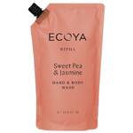 Ecoya Hand & Body Wash Refill - Sweet Pea & Jasmine
