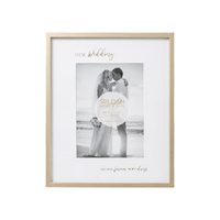 Wedding Frame by Splosh - Our Wedding 5x7"