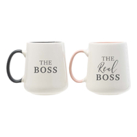 Wedding The Boss & The Real Boss Right Mug Set by Splosh