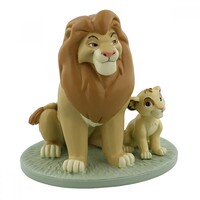 Disney Magical Moments The Lion King: Figurine Mufasa And Simba 'My Daddy is King'