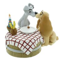 Disney Magical Moments Lady & The Tramp: Figurine Picnic Table