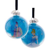 Disney D100 Christmas By Widdop And Co Glass Bauble  - Cinderella