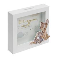 Disney Magical Beginnings Bambi: Money Bank 'Big Things Start Small'