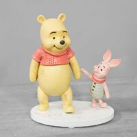 Disney Magical Moments Winnie the Pooh: Figurine Pooh And Piglet Wander Together