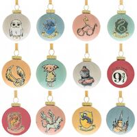 Harry Potter By Widdop And Co Mini Baubles - Set Of 12