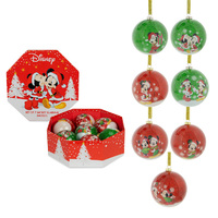 Disney Christmas By Widdop And Co Hanging Ornaments: Mickey & Minnie (Set Of 7)