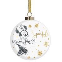 Disney Christmas By Widdop And Co Bauble: Minnie Mouse Sparkle