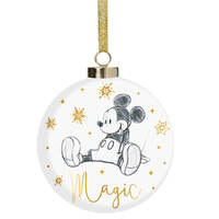 Disney Christmas By Widdop And Co Bauble: Mickey Mouse Magic