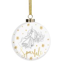 Disney Christmas By Widdop And Co Bauble: Cinderella Sparkle