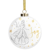Disney Christmas By Widdop And Co Bauble: Belle Joy