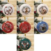 Disney Christmas By Widdop And Co Bauble: Bambi Set of 7
