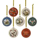 Disney Christmas By Widdop And Co Bauble: Bambi Set of 7