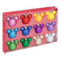 Disney Christmas By Widdop And Co Glitter Baubles Set Of 12