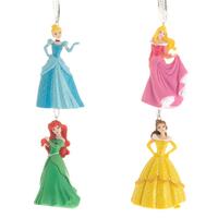 Disney Christmas By Widdop And Co Hanging Ornaments: Princesses (Set Of 4)