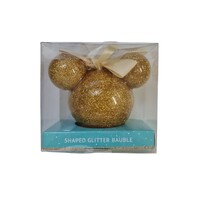 Disney Christmas By Widdop And Co Bauble - Pastel Gold Glitter