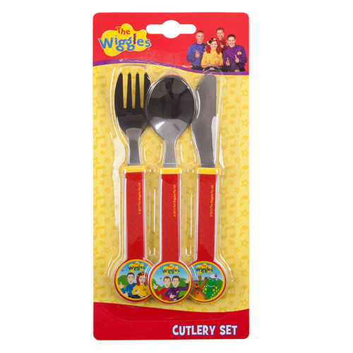 The Wiggles 3pc Cutlery Set
