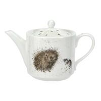 Royal Worcester Wrendale Designs Teapot - Hedgehog and Mouse
