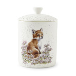 Royal Worcester Wrendale Designs Medium Lidded Storage Jar - 'Make My Daisy' Fox