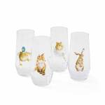Royal Worcester Wrendale Designs Highball Glasses (Set of 4)