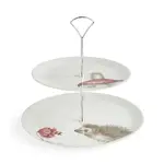 Royal Worcester Wrendale Designs 2-Tier Cake Stand - Mouse