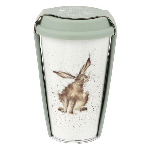 Royal Worcester Wrendale Travel Mug - Good Hare Day