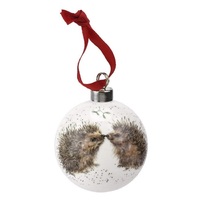 Royal Worcester Wrendale Christmas Bauble - Hedgehugs