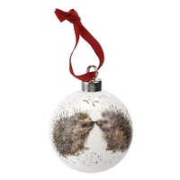 Wrendale Designs By Royal Worcester Christmas Bauble - Hedgehugs Hedgehog