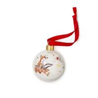 Royal Worcester Wrendale Christmas Bauble - Star Of Wonder