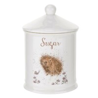 Wrendale Designs By Royal Worcester Canister Sugar - A Prickly Encounter Hedgehog 