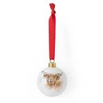 Royal Worcester Wrendale Christmas Bauble - Highland Cow Highland Star