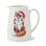 Royal Worcester Wrendale Designs Posy Jug - Festive Fox