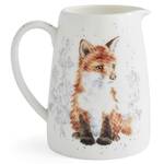 Royal Worcester Wrendale Designs Posy Jug - 'Contemplation' Fox