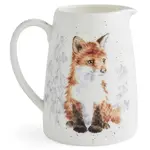 Royal Worcester Wrendale Designs Posy Jug - 'Contemplation' Fox