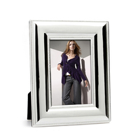 Whitehill Frames - Silver Plated Photo Frame -  Wide Beaded 13cm x 18cm