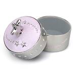 Whitehill Baby - Silver Plated Baby Musical Box - Pink Star