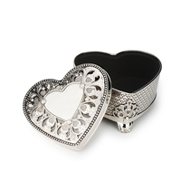 Whitehill Giftware - Heart-Shaped Trinket Box With Stones