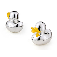 Whitehill Baby - Silver Plated Money Box - Duck